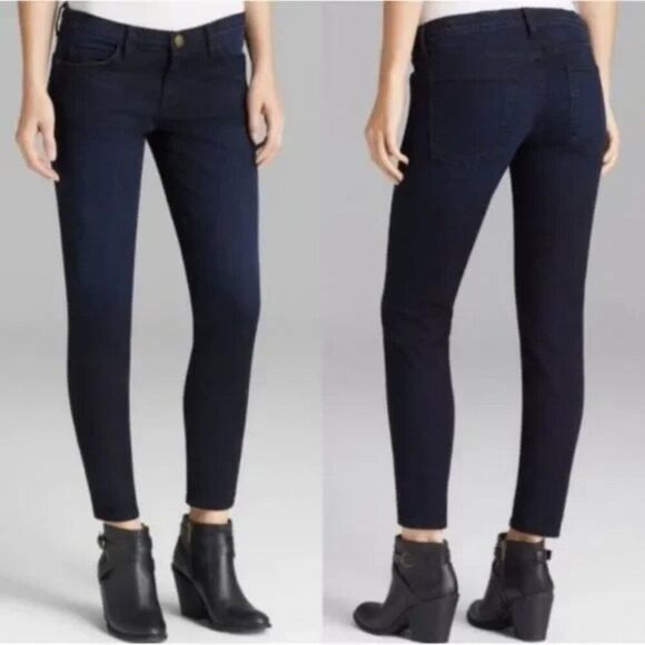Current/Elliott Denim - Current Elliott The Stiletto Black Book Skinny Jeans Sz 25/0
